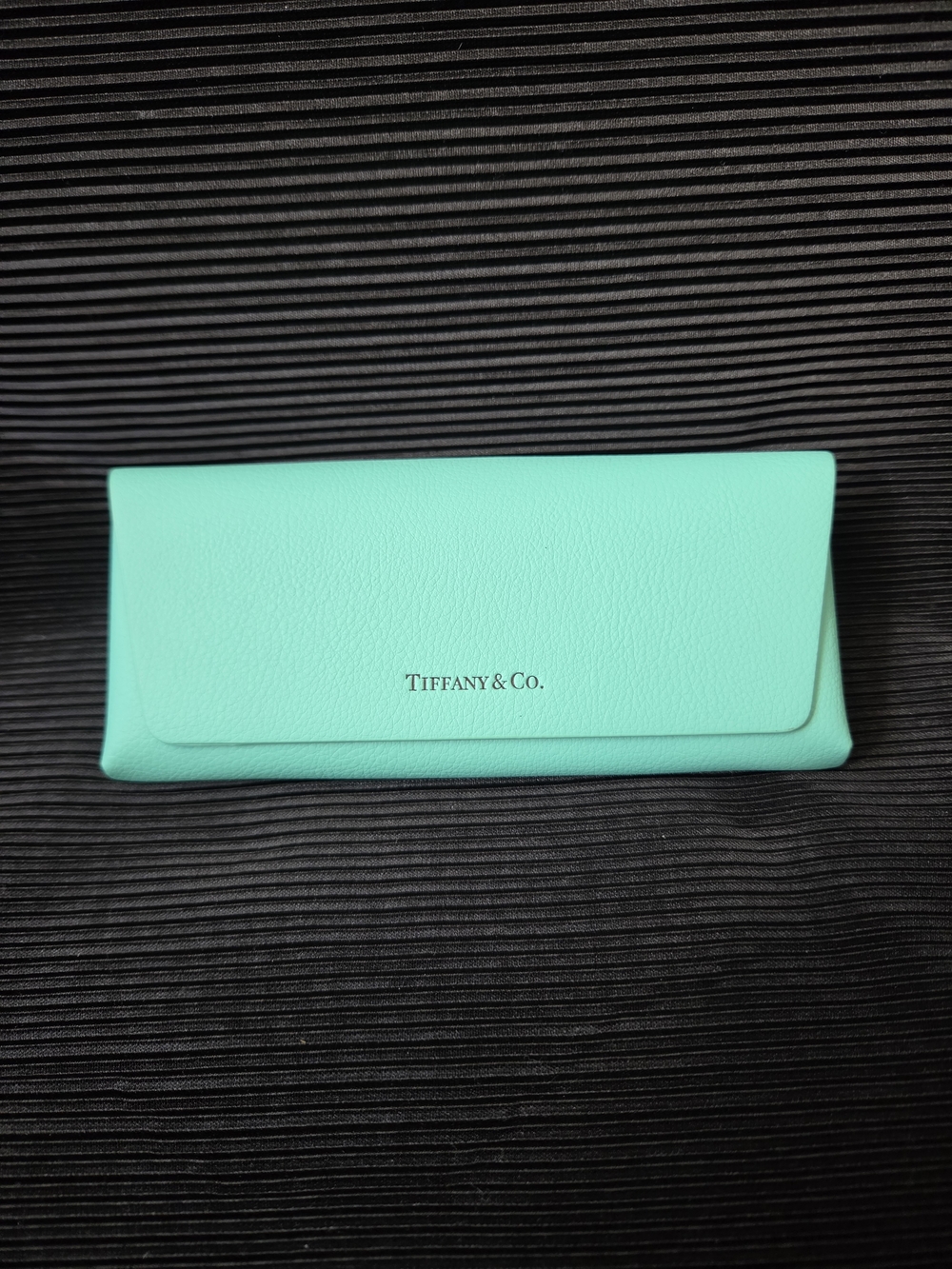 Tiffany & Co. Blue Leather Eyeglass Case